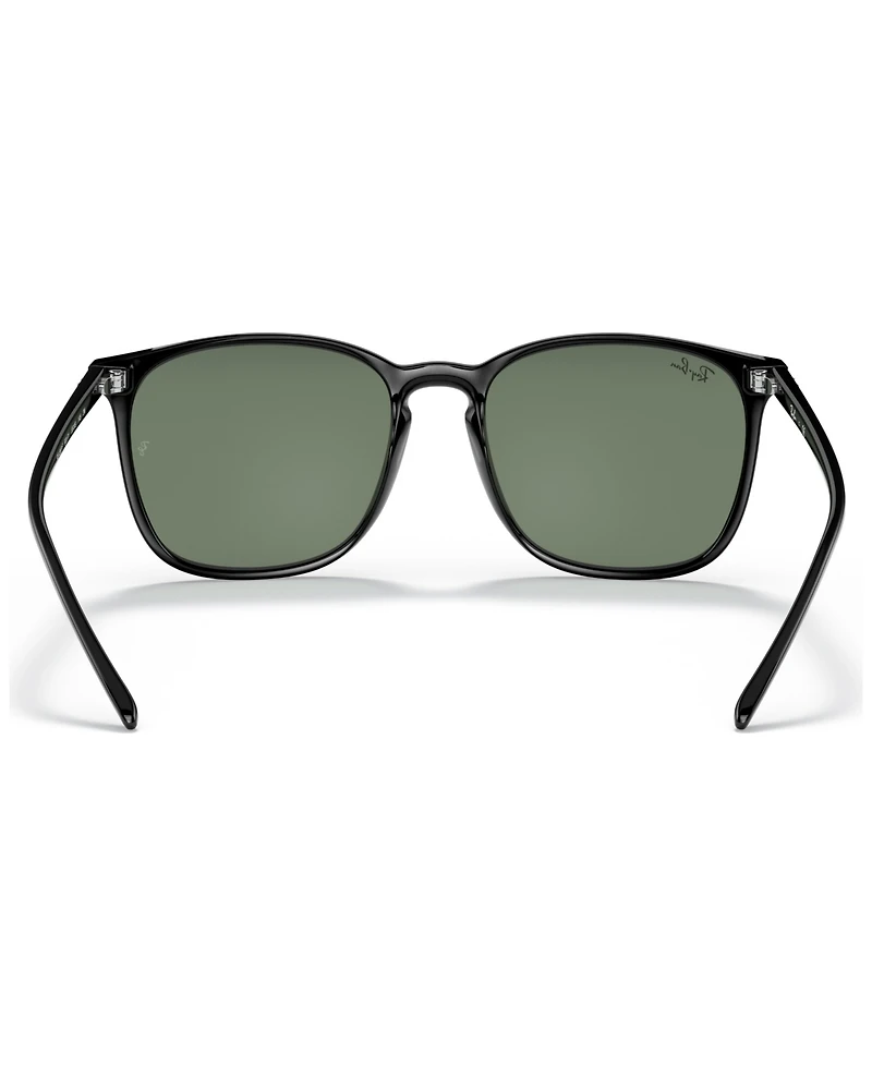 Ray-Ban Men's Low Bridge Fit Sunglasses, RB4387F 55