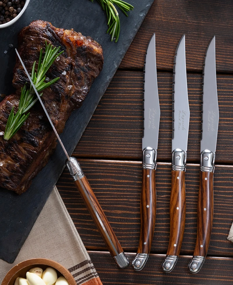French Home Set of 4 Laguiole Steak Knives