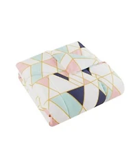 Style 212 Geo Pink Blue Bed In A Bag