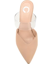 Journee Collection Women's Ollie Lucite Strap Heels