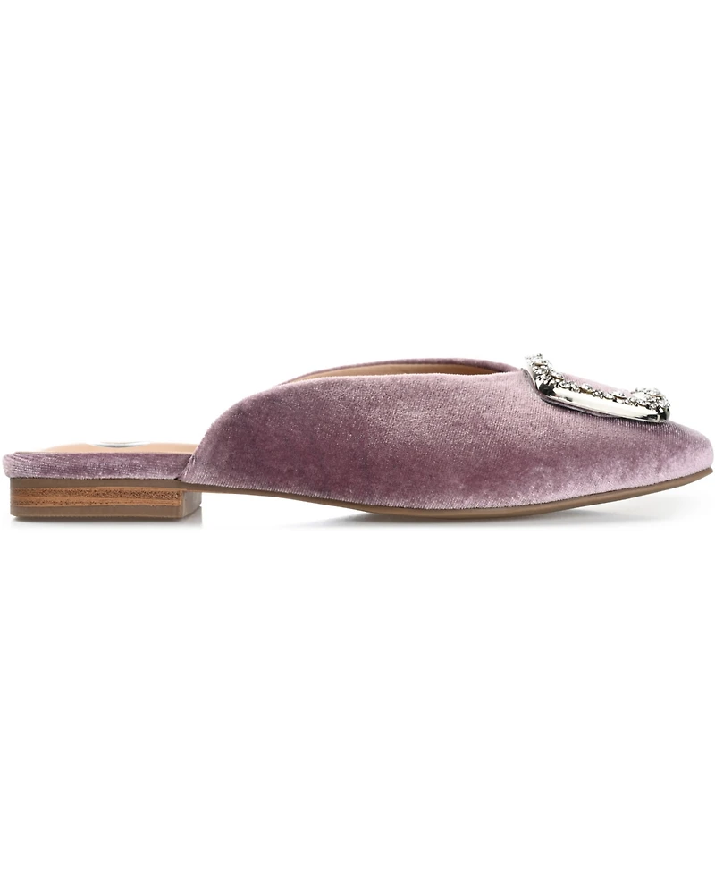 Journee Collection Women's Sonnia Velvet Mules