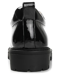 Journee Collection Women's Zina Lace Up Lug Sole Oxfords