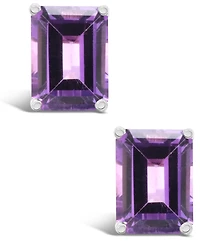 Amethyst (3-1/5 ct. t.w.) Stud Earrings 14K Yellow Gold or White