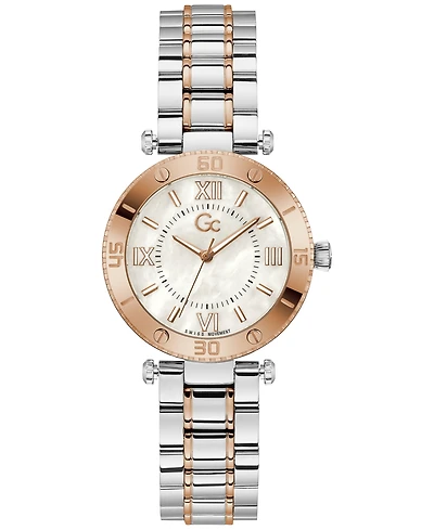 Guess Gc Muse Women's Swiss Two-Tone Stainless Steel Bracelet Watch 34mm
