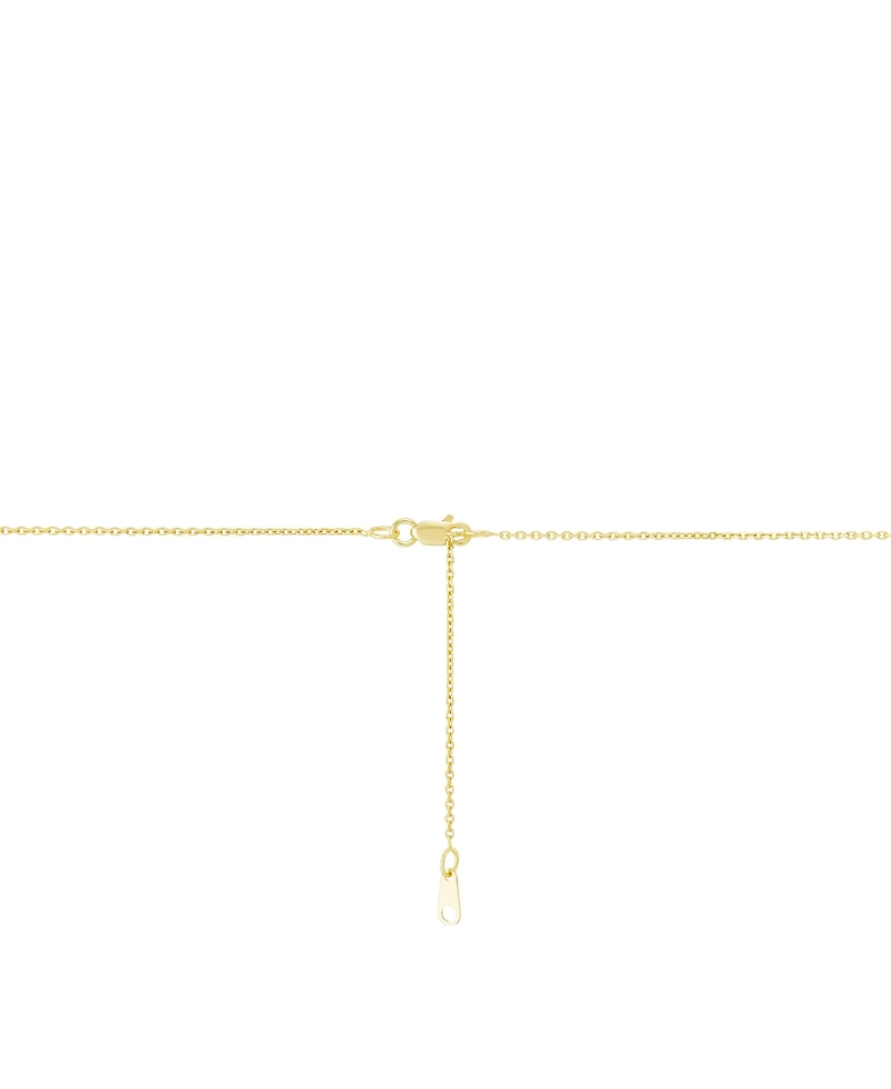 Opal (1 ct. t.w.) & Diamond (1/10 ct. t.w.) 18" Pendant Necklace in 14k Gold