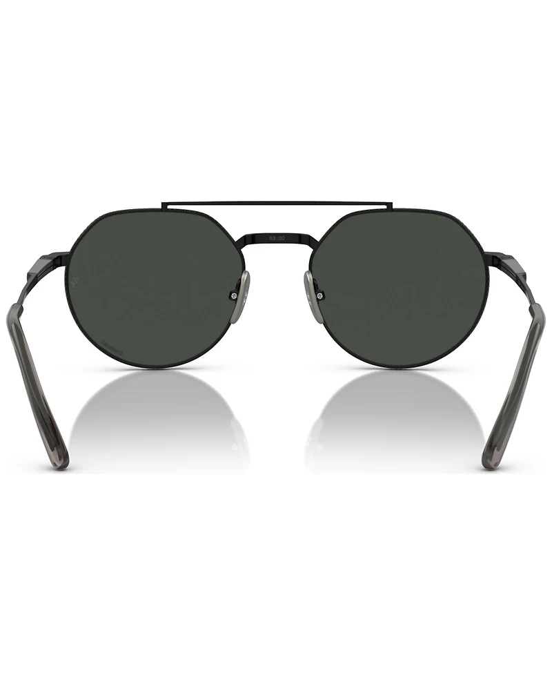 Ray-Ban Unisex Jack Ii Titanium Polarized Sunglasses, RB8265