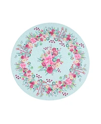Laural Home Boho Christmas 70" Round Tablecloth