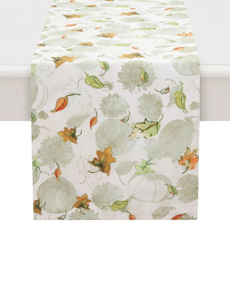 Laural Home Cornucopia Harvest Table Runner, 13" x 72"