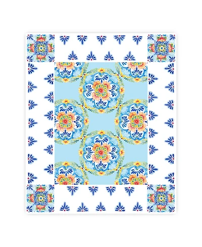 Laural Home Talavera Tablecloth, 70" x 84"