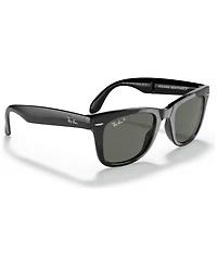 Ray-Ban Polarized Sunglasses, RB4105 Folding Wayfarer