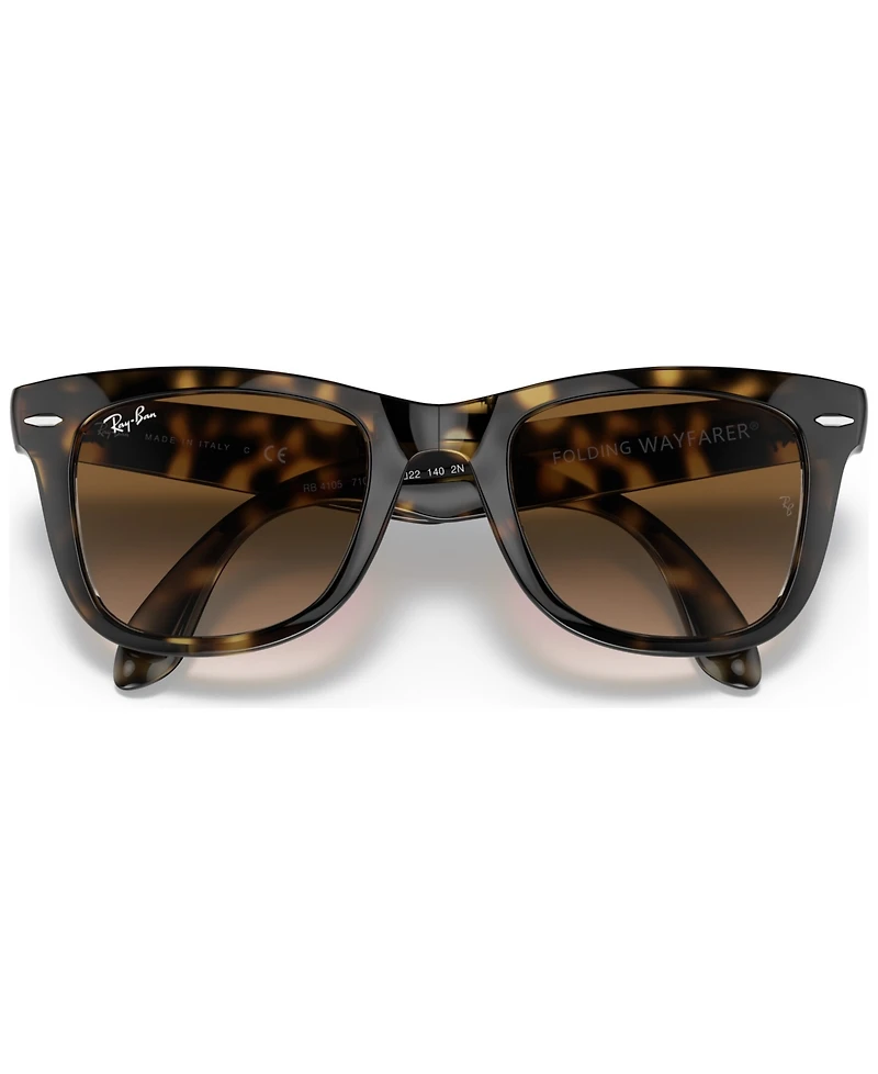 Ray-Ban Sunglasses, RB4105 Folding Wayfarer