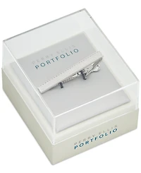 Perry Ellis Portfolio Men's Grid Tie Bar
