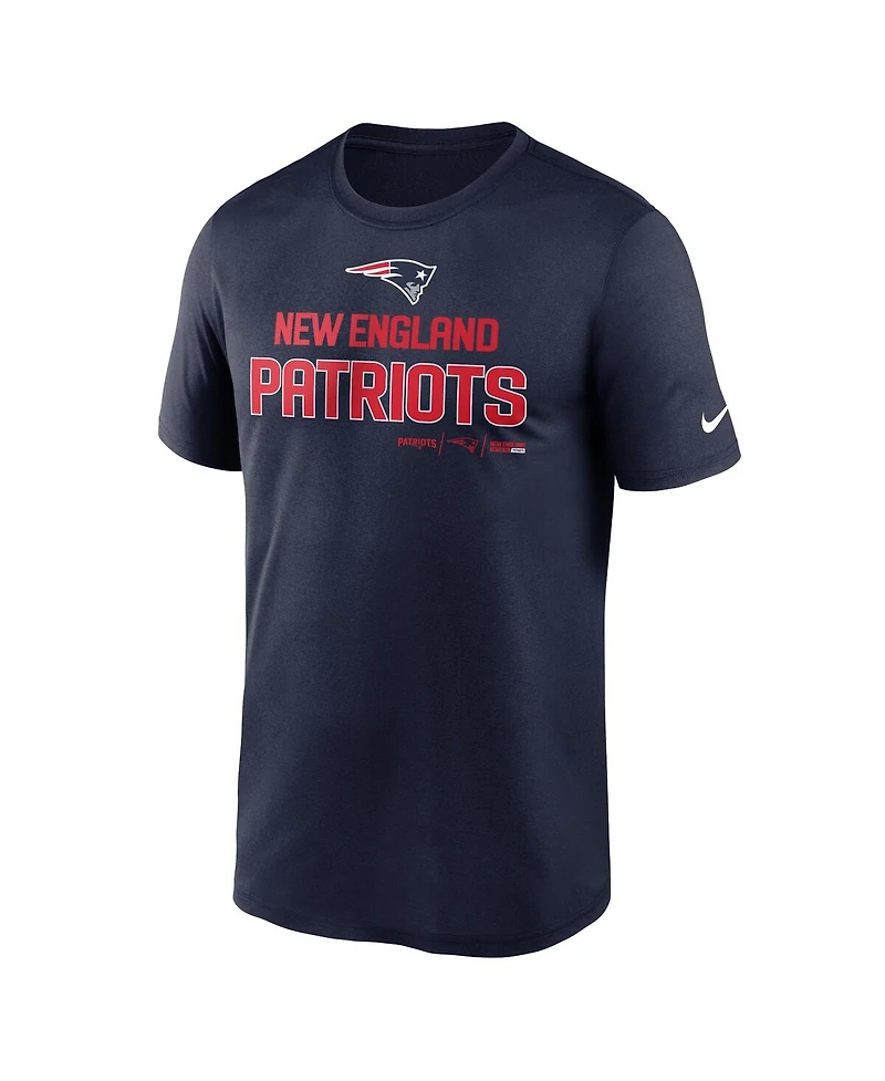 Men's Nike Navy New England Patriots Legend Community Performance T-shirt