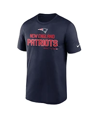 Men's Nike Navy New England Patriots Legend Community Performance T-shirt