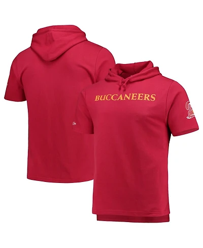 Men's Mitchell & Ness Red Tampa Bay Buccaneers Game Day Hoodie T-shirt
