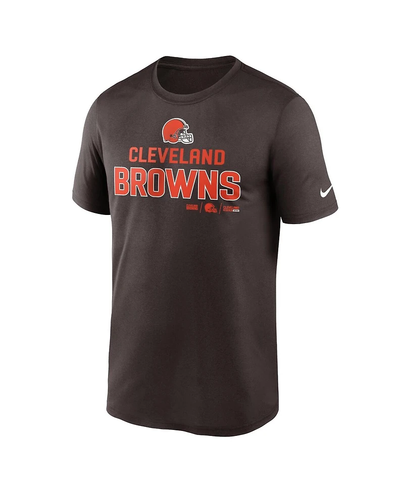 Men's Nike Brown Cleveland Browns Legend Community Performance T-shirt