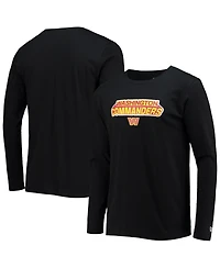 Men's New Era Black Washington Commanders Long Sleeve T-shirt