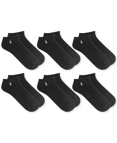 Polo Ralph Lauren Men's 6-Pack Performance Sport Low Cut Socks
