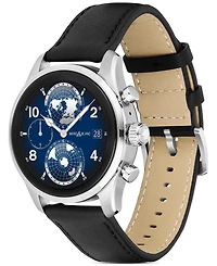 Montblanc Men's Summit 3 Black Leather Strap Smart Watch 42mm