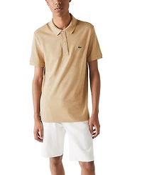 Lacoste Men's Slim Fit Short Sleeve Ribbed Polo Shirt