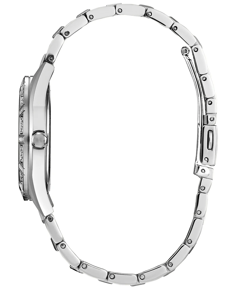 Citizen Eco-Drive Women's Crystal Stainless Steel Bracelet Watch 34mm