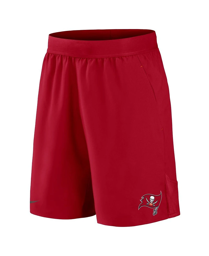 Men's Nike Red Tampa Bay Buccaneers Stretch Woven Shorts