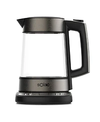 Solac Aroa Premium Cordless Glass Electric Brew Kettle with Adjustable Temperature