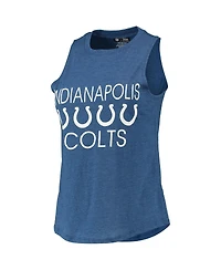 Women's Concepts Sport Black, Royal Indianapolis Colts Muscle Tank Top and Pants Sleep Set