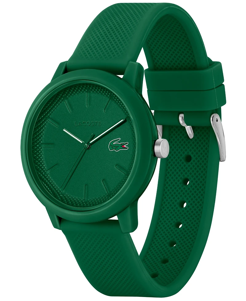 Lacoste Men's L.12.12 Silicone Strap Watch 42mm