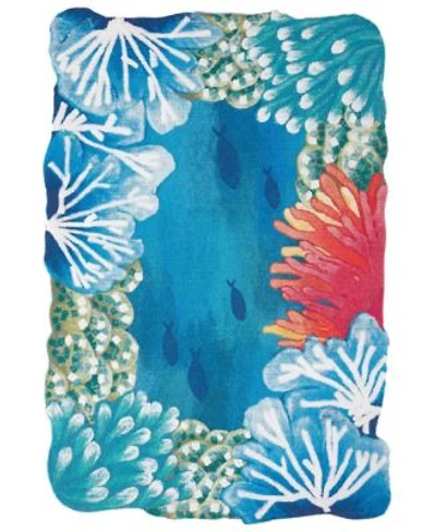 Liora Manne Visions Iv Reef Border Area Rug