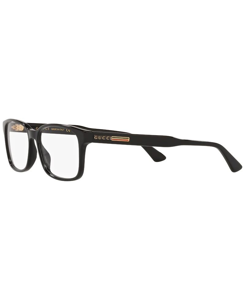 Gucci Men's Rectangle Eyeglasses GC001496