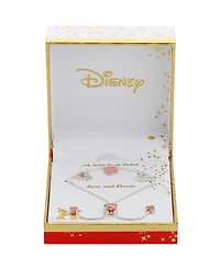 Disney Crystal Charm Bolo Bracelet (0.01 ct. t.w.) in 14K Gold Flash Plated