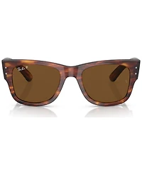 Ray-Ban Mega Wayfarer 52 Unisex Polarized Low Bridge Fit Sunglasses