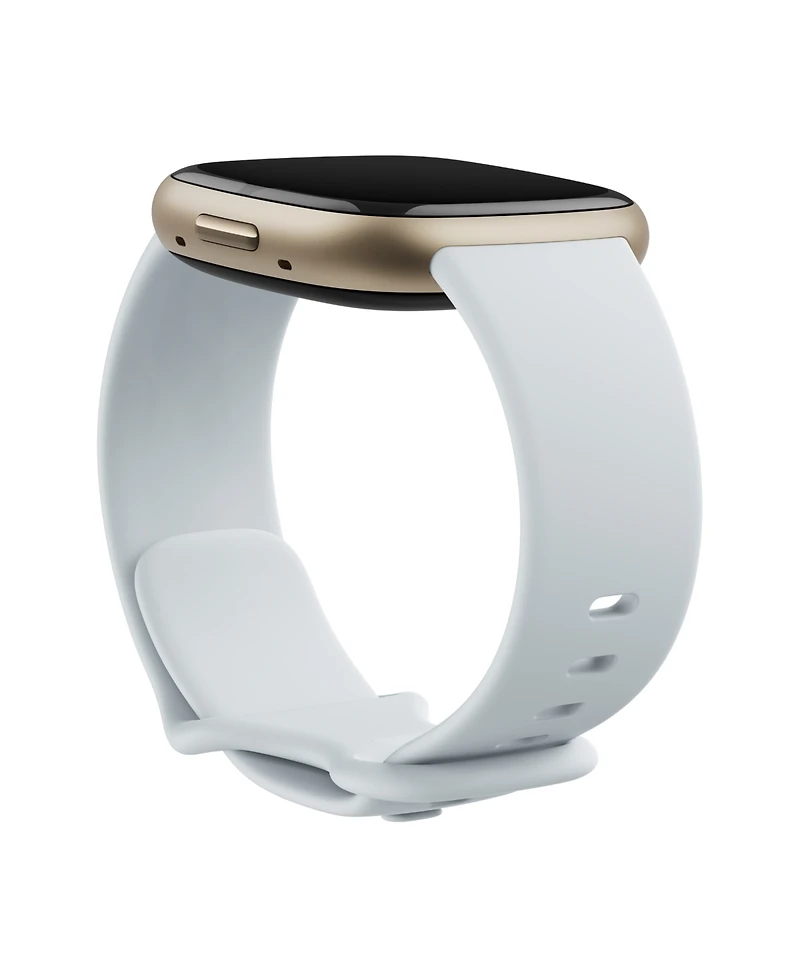 Fitbit Sense 2 Blue Mist Soft Gold-Tone Smartwatch, 39mm