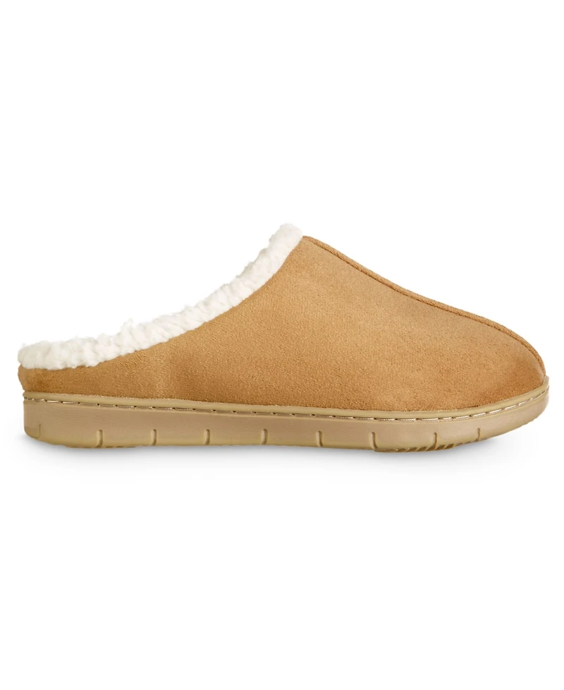 Isotoner Signature Women's Microsuede Rory hoodback Comfort Slippers