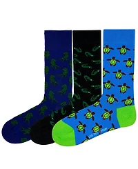 Love Sock Company Women's Ancient Bundle W-Cotton Novelty Crew Socks with Seamless Toe Design, Pack of 3