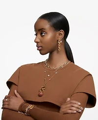 Swarovski Gold-Tone Constella Crystal Cocktail Ring