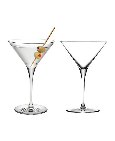 Nude Glass Vintage-Like Martini Glasses, Set of 2