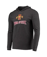 Men's Concepts Sport Cardinal, Charcoal Iowa State Cyclones Meter Long Sleeve Hoodie T-shirt and Jogger Pants Sleep Set