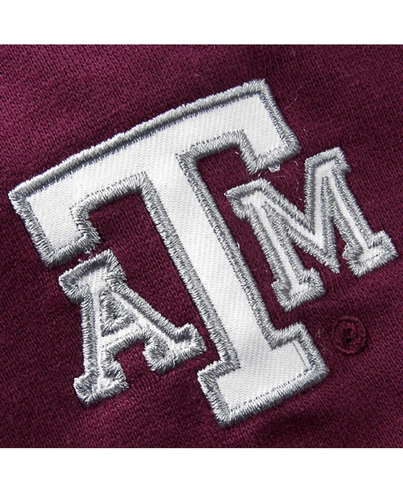 Women's Colosseum Maroon Texas A&M Aggies Arched Name Full-Zip Hoodie
