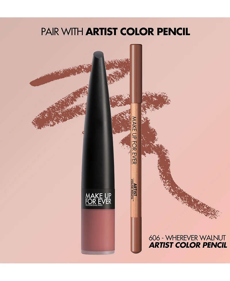 Make Up For Ever Rouge Artist Matte 24HR Power Last Liquid Lipstick