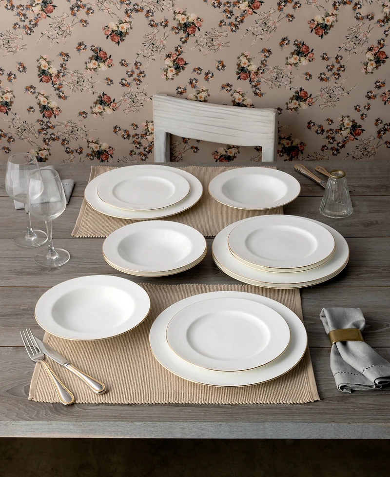Noritake Accompanist 12-Piece Dinnerware Set, Service for 4