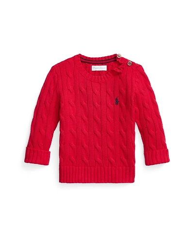 Polo Ralph Lauren Baby Boys Cable Knit Long Sleeves Sweater