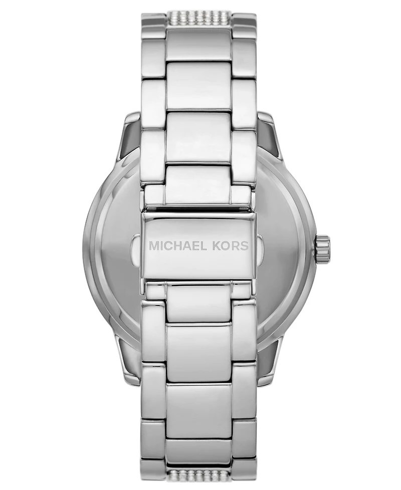 Michael Kors Women's Tibby Multifunction Silver-Tone Stainless Steel Bracelet Strap Watch 40mm