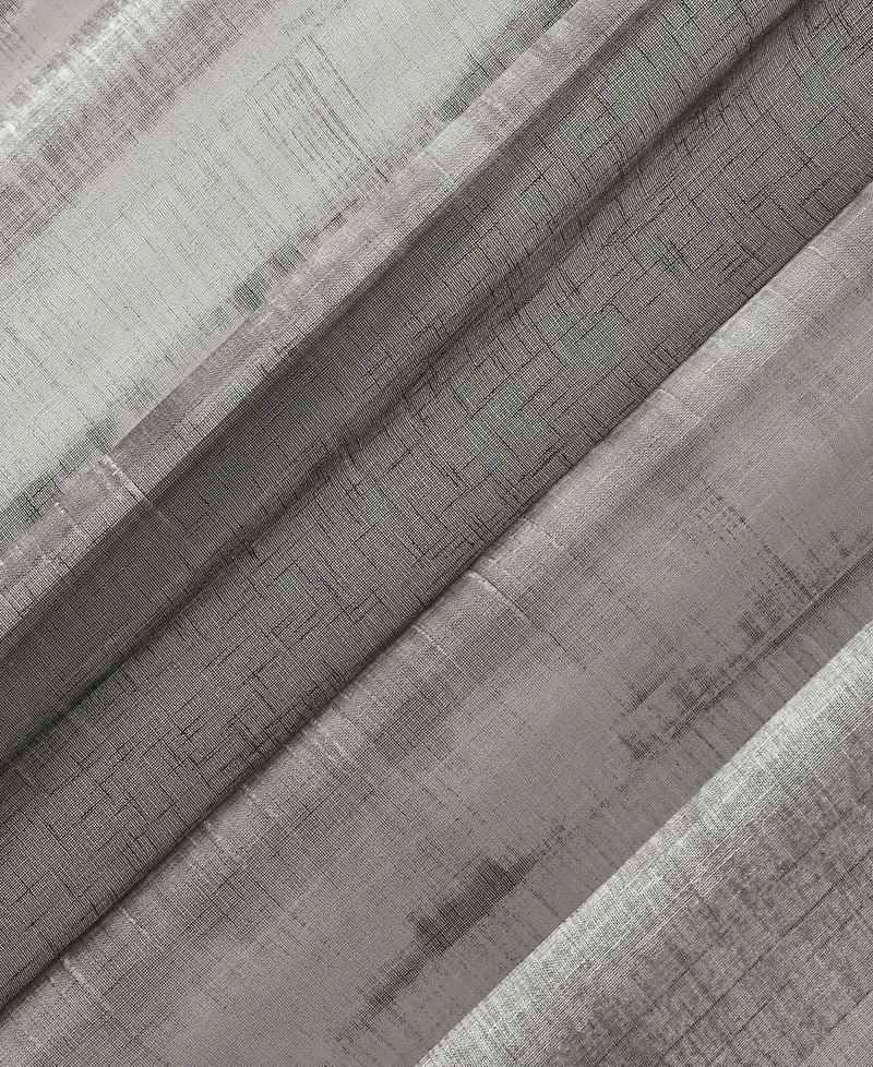 Shibori Stripe Linen Blend Curtain