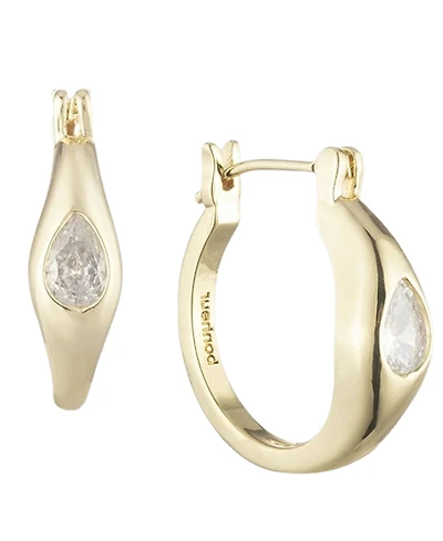 Bonheur Jewelry Babette Evil Eye Hoop Earrings