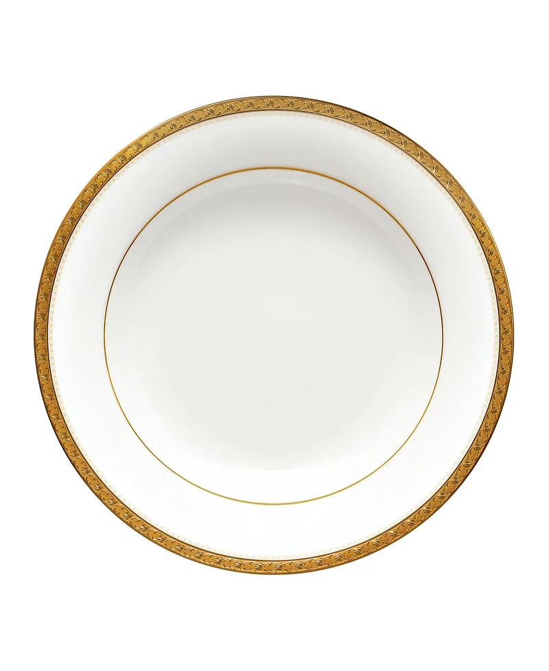 Noritake Charlotta Gold Set of 4 Rim Soup Bowls, Service For 4
