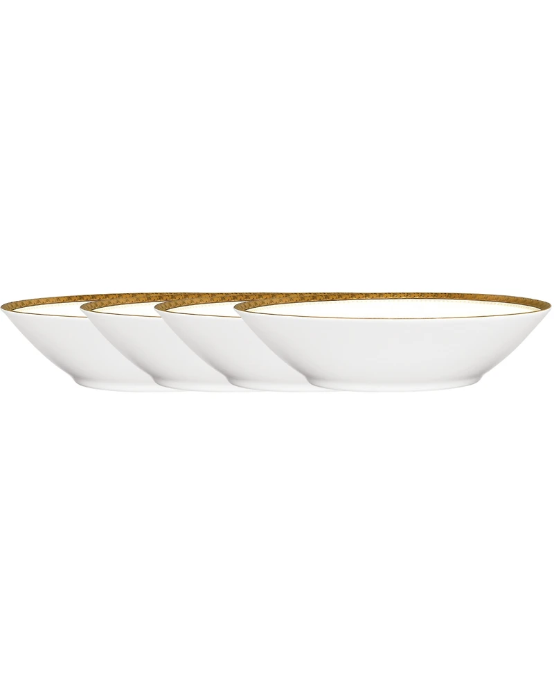 Noritake Charlotta Gold Set of 4 Fruit Bowls, Service For 4