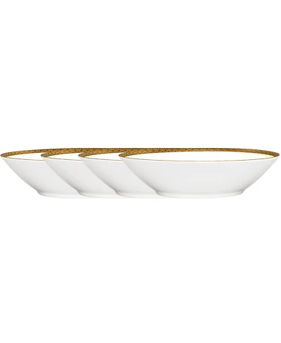 Noritake Charlotta Gold Set of 4 Fruit Bowls, Service For 4