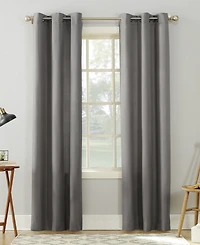 Valerie Heathered Texture Semi-Sheer Grommet Curtain Panel